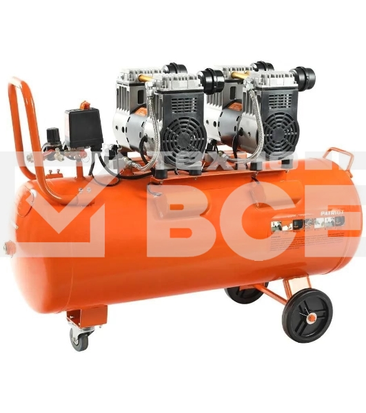 Компрессор Patriot поршневой безмасляный WO 80-360, 360 л/мин, 8 бар, 2200 Вт, 80 л, быстросъем и 