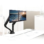 Кронштейн для мониторов Arm Media LCD-T22 черный 15'-32' макс.14кг настольный поворот и наклон верт.перемещ., фото3