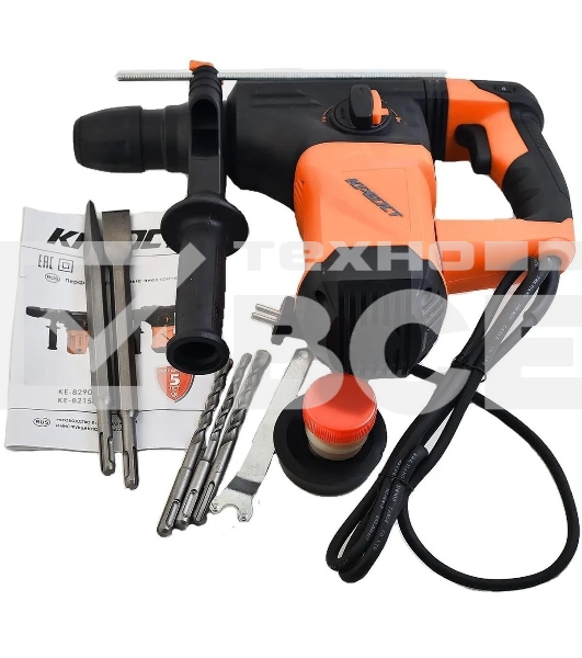 Перфоратор Креост KE-821500-32 SDS-plus уд.:4.5Дж 1500Вт (кейс в комплекте)