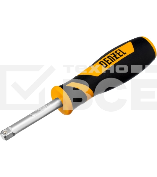 Набор инструментов Denzel 1/2', 1/4', CrV, S2, пластиковый кейс, 82 предмета