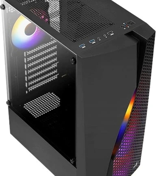 Компьютерный корпус Aerocool/Formula Wave-G-BK-v2 черный без БП mATX 3x120mm 1xUSB2.0 2xUSB3.0 audio