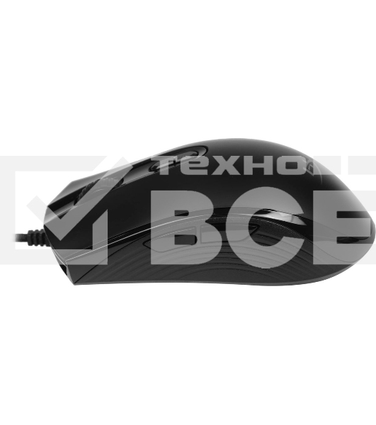 Мышь проводная HyperX Pulsfire Core черный, 6200 dpi, USB, кнопки - 7