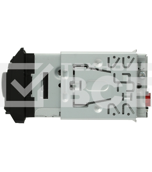 Автомагнитола Kenwood KMM-BT208, 1 DIN, Bluetooth, USB Type-A, AUX, съёмная панель