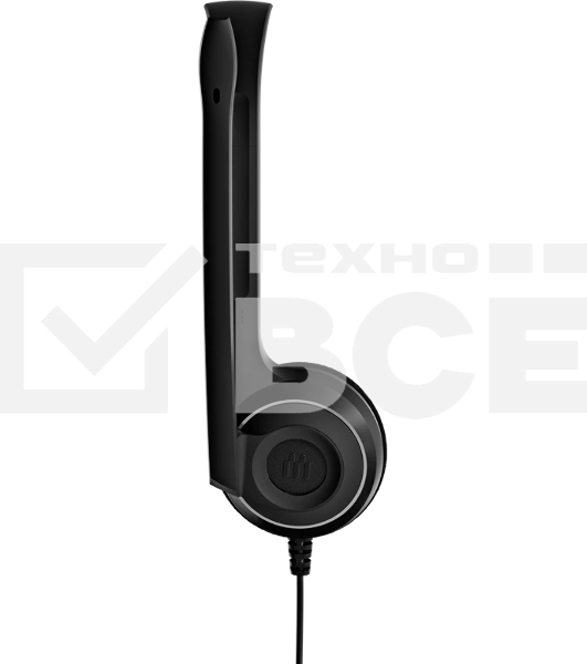 Гарнитура EPOS PC 8 чёрный, проводная, USB, подвижный микрофон, выключение микрофона