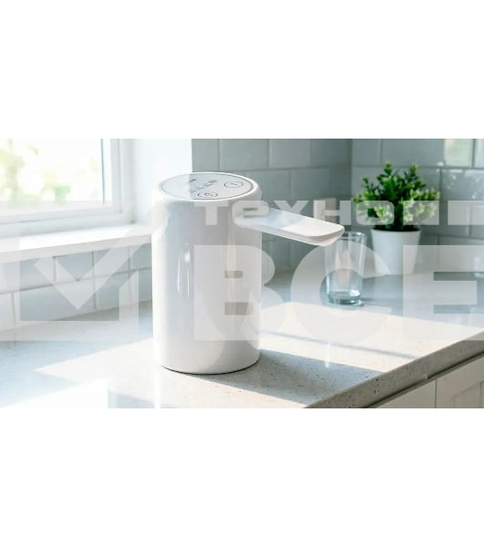 Помпа для 19л бутыли Aqua Work A2 электрический белый картон