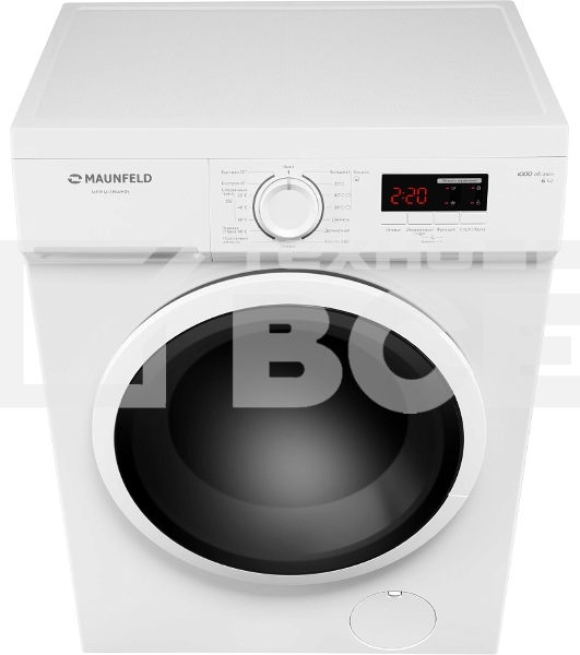 Стиральная машина Maunfeld MFWM106WH05 белый, загрузка фронтальная 6 кг, 1000 об/мин., класс: А++