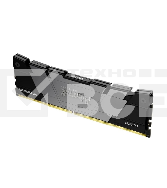 Оперативная память Kingston Fury Renegade Black, DDR4, 16GB (1x16GB), 3600MHz, CL16, с радиатором, черный