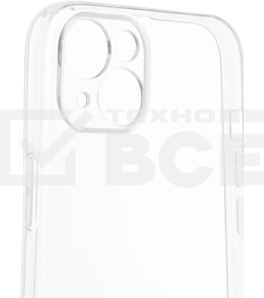 Чехол (клип-кейс) BoraSCO для Apple iPhone 15 Plus прозрачный