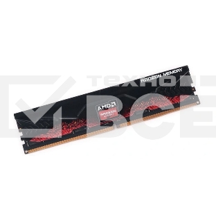 Оперативная память AMD Radeon R5, DDR5, 16GB (1x16GB), 5600MHz, CL40, с радиатором, красный/черный