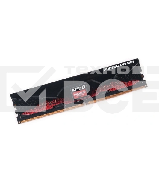 Оперативная память AMD Radeon R5, DDR5, 16GB (1x16GB), 5600MHz, CL40, с радиатором, красный/черный