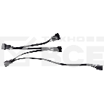 Кабель-разветвитель 1/4 ID-COOLING FS-04 (160шт/кор, 12V, PWM, 4 pin) Retail, фото 1