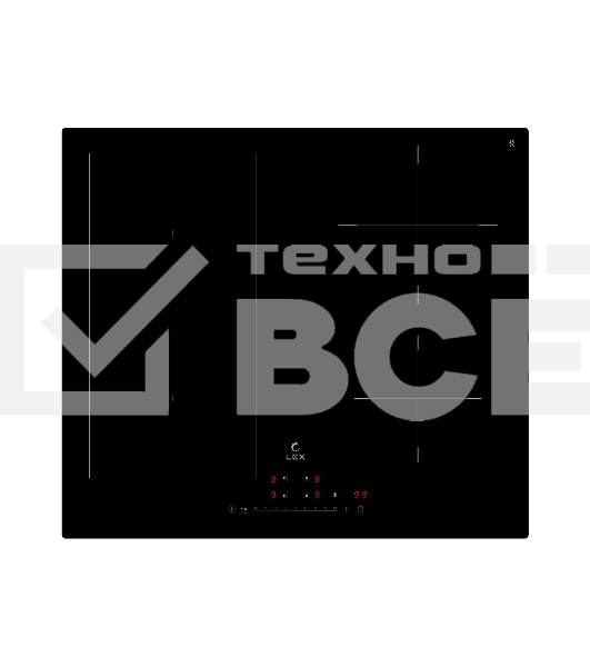 Индукционная варочная поверхность LEX EVI 641A BL