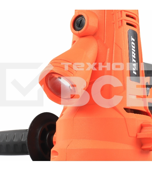 Прямошлифовальная машина (гравер) Patriot Expert WS 180 L, 800Вт, 2300 об/мин, d 180 мм, подсветка, (бетон, гипсокартон)