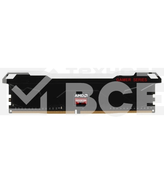 Оперативная память AMD Radeon R7, DDR5, 16GB (1x16GB), 6800MHz, CL46, DIMM, с радиатором, RGB, черный