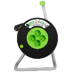 Удлинитель силовой ЭРА GREEN LINE KAT-3x1.5-20m Greenline на катушке пластик 4 розетки с заземлением 20м ПВС 3x1.5мм2, фото4