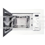 Микроволновая печь встраиваемая Evelux MW 20 W белый, 20 л, 700 Вт, переключатели - кнопки/поворотный механизм, фото3