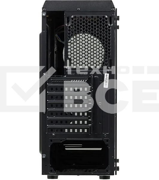 Компьютерный корпус Accord JP-X черный без БП ATX 2xUSB2.0 1xUSB3.0 bott PSU