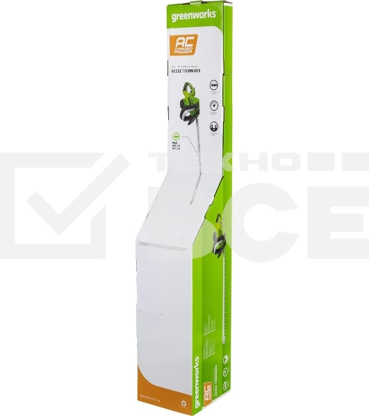 Кусторез электрический GreenWorks GHT7068 Deluxe, 700W, 68 см (2201407)