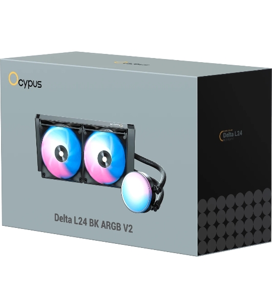 Система охлаждения Ocypus Delta L24 BK ARGB V2 черный 280W/All Intel/AMD AM*/Screws