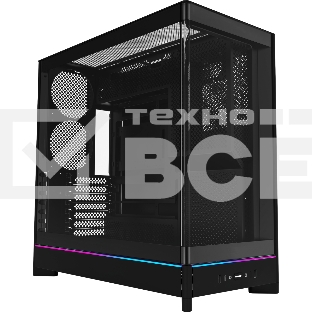 Компьютерный корпус Montech HS02 черный без БП ATX 4x140мм 2xUSB 3.0 1xUSB3.1 audio bott PSU
