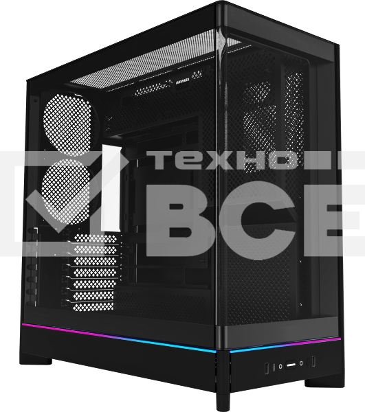Компьютерный корпус Montech HS02 черный без БП ATX 4x140мм 2xUSB 3.0 1xUSB3.1 audio bott PSU
