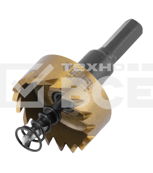 Коронка по металлу Denzel HSS, 32 мм, нитридтитановое покрытие