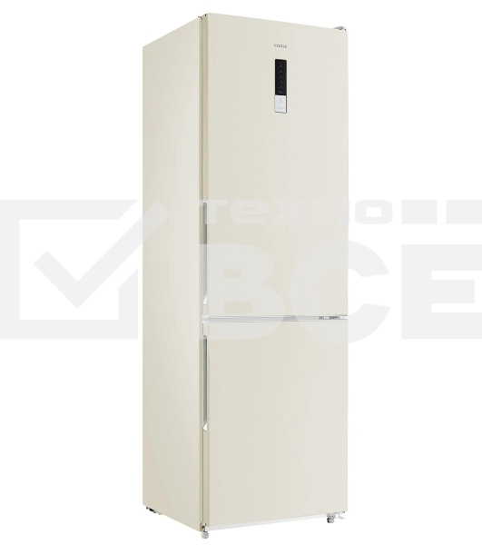 Холодильник Centek CT-1722 бежевый двухкамерный 230/88 л морозилка снизу, No Frost