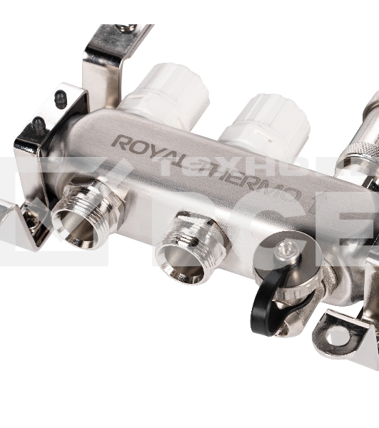 Коллектор Royal Thermo нерж. в сборе с расходомерами 1