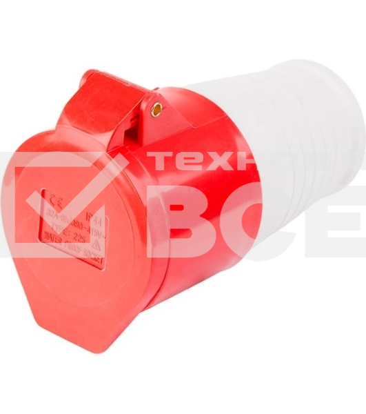 Розетка Rexant 225 переносная 3Р+РЕ+N 32А 380 В IP44