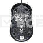 Мышь проводная Oklick 385M черный, 1000 dpi, USB, кнопки - 3, фото4