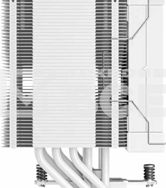 Кулер для процессора DEEPCOOL AK500 DIGITAL WH белый, 120 мм, алюминий/медь, 1850 об/мин, 28 дБ, 4 pin, 240 Вт, 160 мм