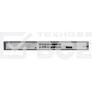 Коммутатор Unmanaged Switch 16x1000Base-T PoE, 2x1000Base-X SFP, PoE Budget 200W, Long-range PoE up to 250m, 19