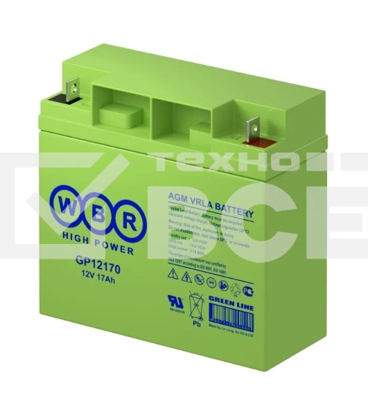 Аккумулятор WBR GP12170 B3, 12V, 17Ач