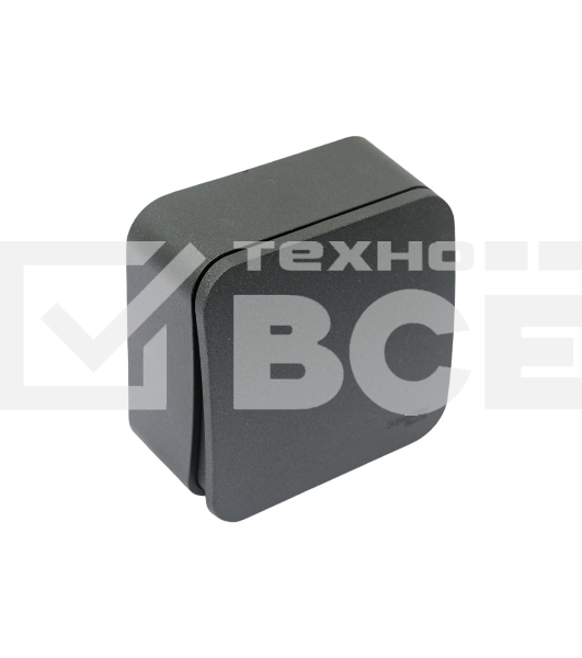 Выключатель 1-кл. ОП BLANCA (сх.1) 10А 250В изол. пласт. антрацит SchE BLNVA101016