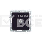 Розетка TV проходная IEK BRITE РТВ10-0-БрЧ черный, фото4