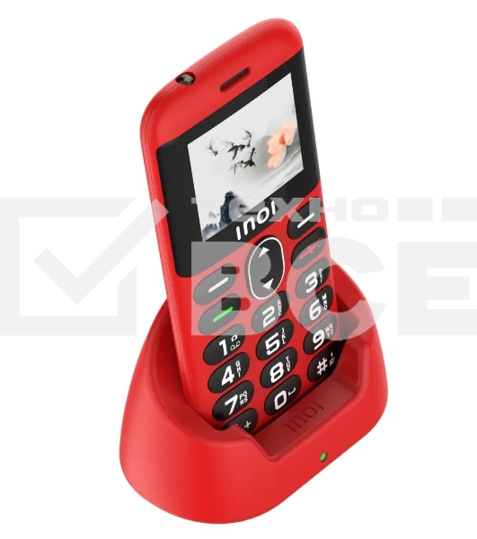 Мобильный телефон INOI 148 Senior 4G красный