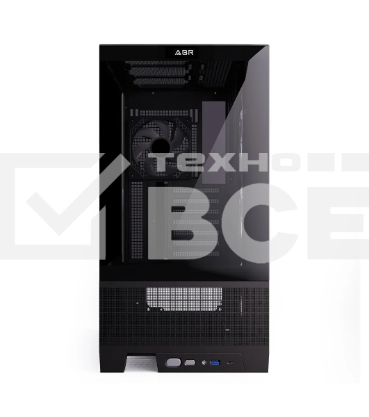 Компьютерный корпус ABR MINI PRO (1*USB 3.0, 1*USB Type-C, HD Audio, 4xRGB Fan, ATX, Micro-ATX, ITX)