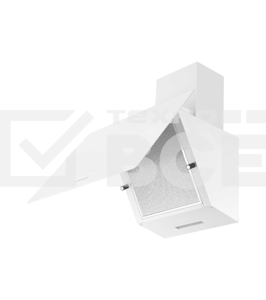 Вытяжка наклонная Kuppersberg F 605 W белый, 59.7 см, 1300 куб. м/ч, 48 дБ