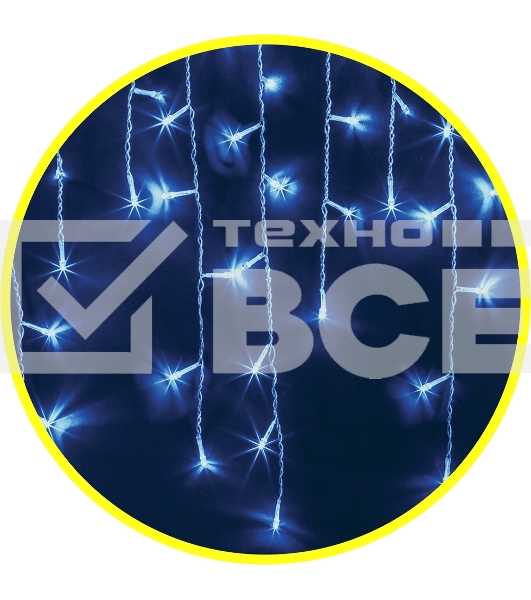 Гирлянда Navigator NGF-D029-04 (бахрома B 240 4.7х0.6м IP44 BL)