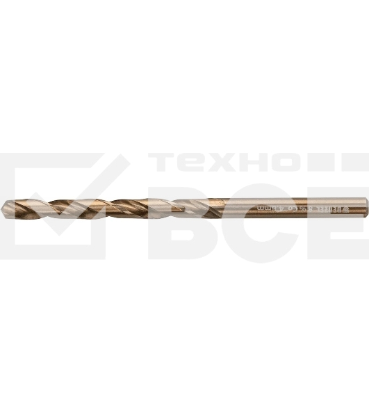 Сверло по металлу Denzel 4,8 мм, HSS Co-8%