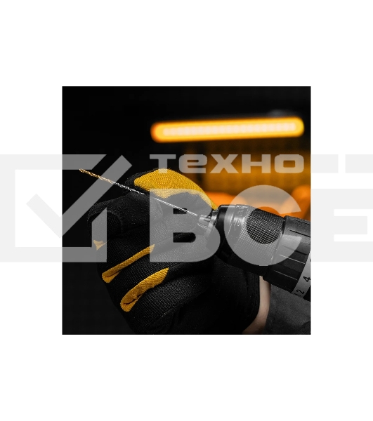 Сверло спиральное по металлу Denzel 2,5 х 95 мм Р6М5, Golden Tip, удлиненное, 2 шт.