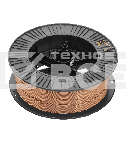 Омедненная проволока Denzel ER70S-6, диам. 1 мм, 15 кг, диам. катушки D300