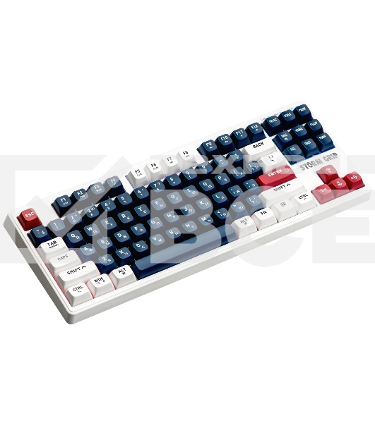 Клавиатура беспроводная Defender Storm Grip GK-188 RU,белый/синий