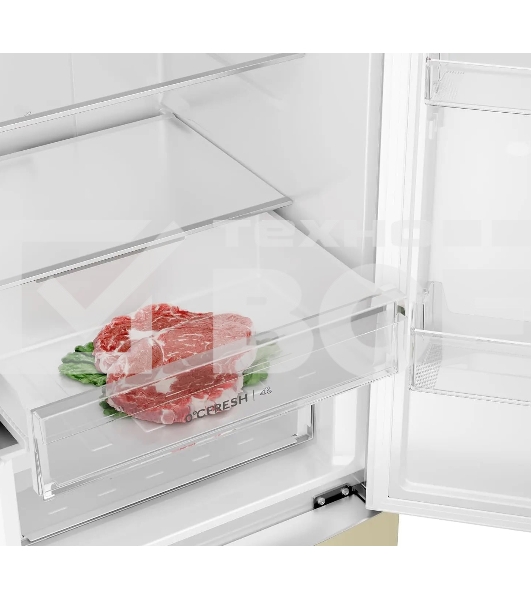 Холодильник Haier CEF538CGG золото двухкамерный 263/105л морозилка снизу, No Frost