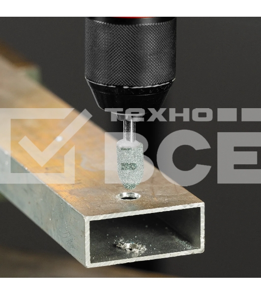 Набор шарошек Denzel абразивных для дрели (ПШМ), 63С, 5 шт.