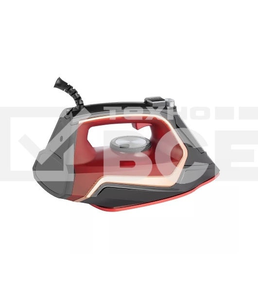 Утюг Centek CT-2313 RED 2600 Вт керамическая подошва, 350мл, паровой удар, самоочистка, капля-стоп