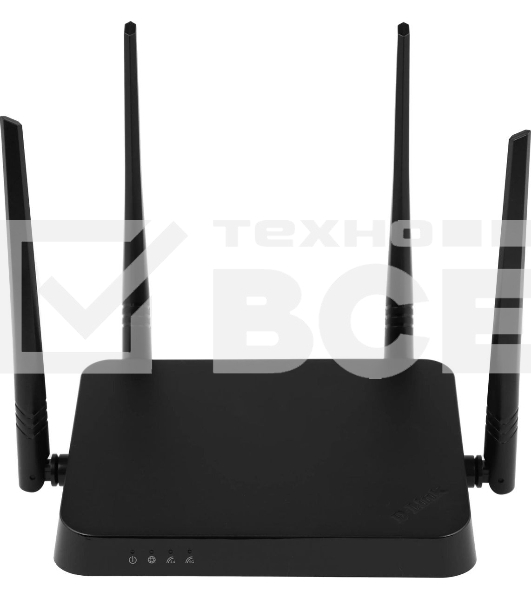Роутер D-Link DIR-822/RU/E1A, Wireless AC1200 Dual-Band Router with 1 10/100Base-TX WAN port and 4 10/100Base-TX LAN ports.802.11b/g/n compatible, 802.11AC up to 866Mbps,1 10/100Base-TX WAN port, 4 10/100B