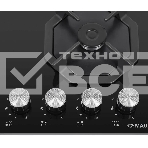 Газовая варочная панель Maunfeld EGHG.64.23CB/G, 4 конфорки, закаленное стекло, черный, фото7