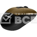 Мышь беспроводная SVEN RX-380W античная бронза, 1600 dpi, радиоканал, USB, кнопки - 4, фото6