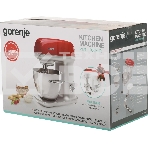 Кухонная машина Gorenje MMC1000RLR планетар.вращ. 1000Вт красный, фото5